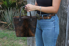Jolene - Brindle Cowhide Spine 1