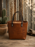Jolene - Floral Embossed Whiskey Brown