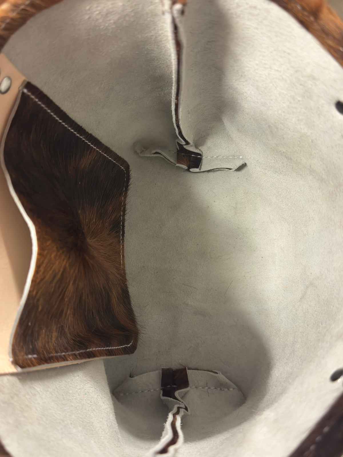 Jolene - Brindle Cowhide Spine #2