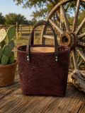 Jolene - Floral Embossed Smoked Cocoa