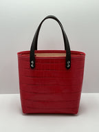 Jolene - Embossed Scarlet Croc
