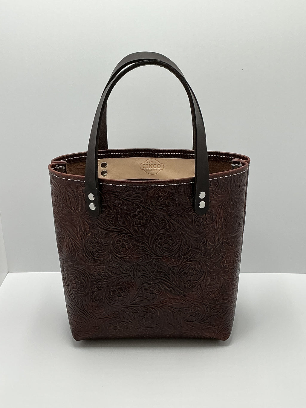 Jolene - Floral Embossed Smoked Cocoa