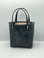 Jolene - Floral Embossed Midnight Blue