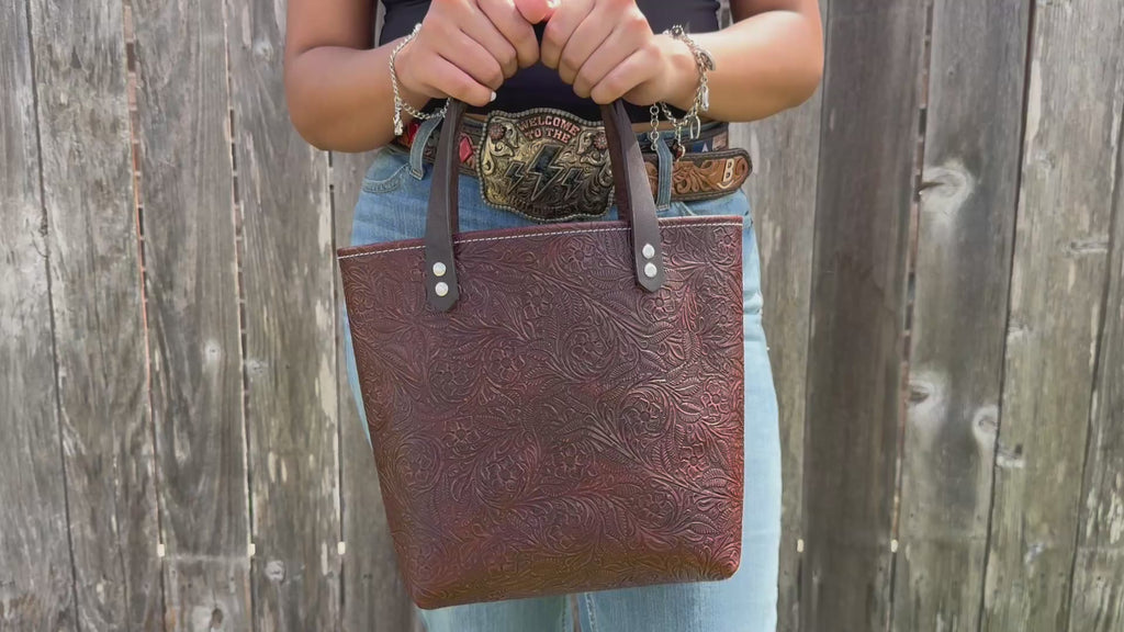 Jolene - Floral Embossed Smoked Cocoa